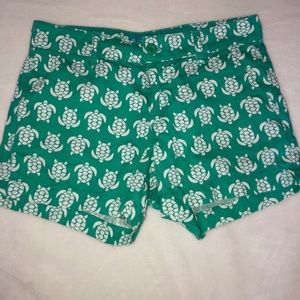 Tori Richard Turtle Printed Shorts